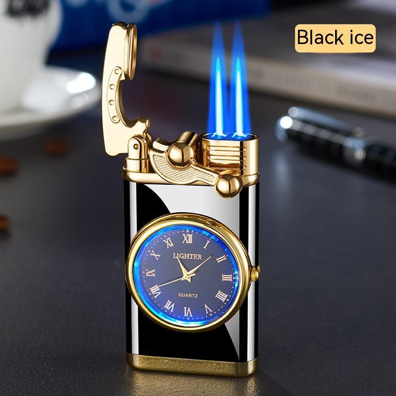 2-in-1 Watch Lighter with Butane Torch Flame