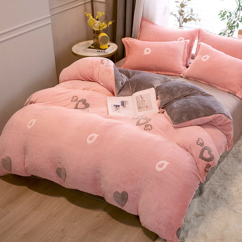 Double-Sided Milk Velvet Duvet Cover | 14 Designs