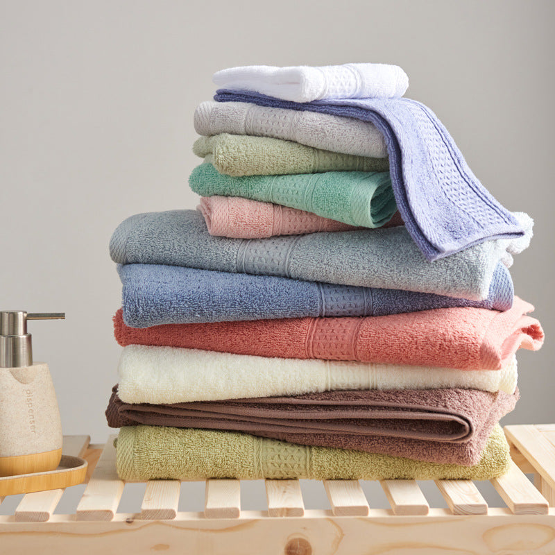 3-Piece Cotton Towel Set | Face, Hand & Bath Towel