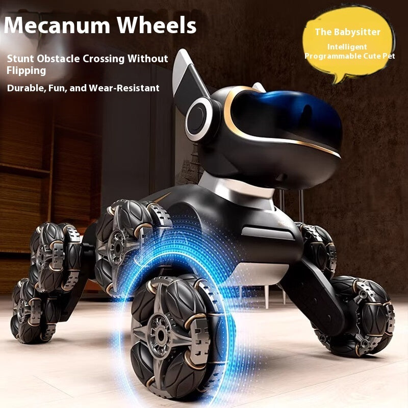 Electric RC Robot Dog | 8-Wheel Remote Control Toy