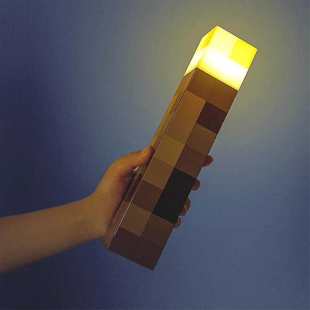 Pixel Game Torch LED Night Light | USB Rechargeable Kids Room Decor