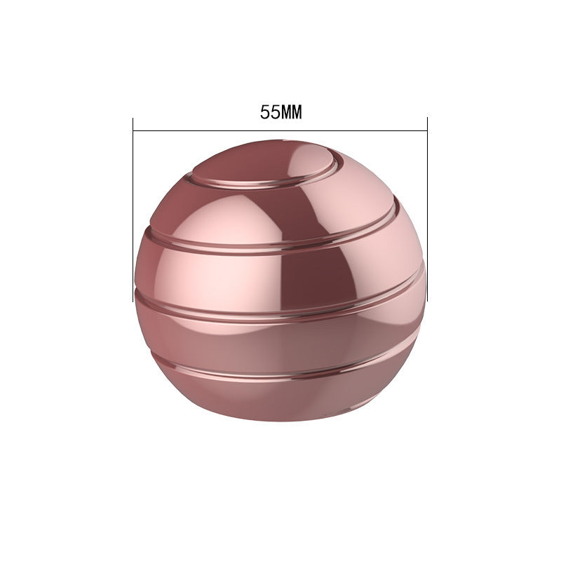 Alloy Rotating Ball Gyro Spinning Top Desk Toy | 5 Colours 2 Sizes