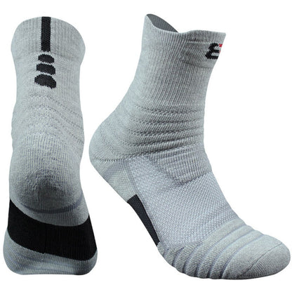 Unisex Cotton Socks Short & Mid Tube – Black White Grey Multi-Pack
