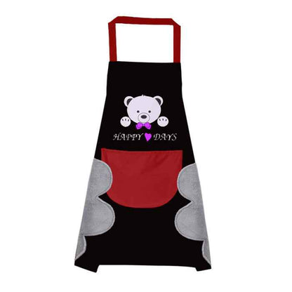 Waterproof Sleeveless Kitchen Apron – Coral Velvet Lined Cooking Apron