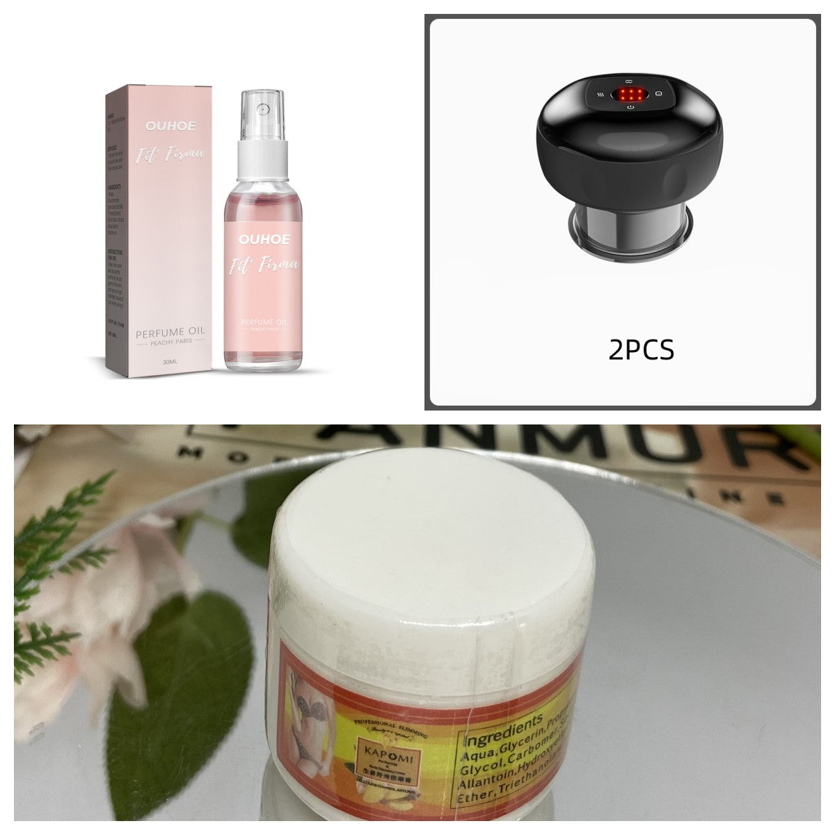 Electric Vacuum Cupping & Gua Sha Massager — Smart Breathing Therapy Device with Heat & Red Light
