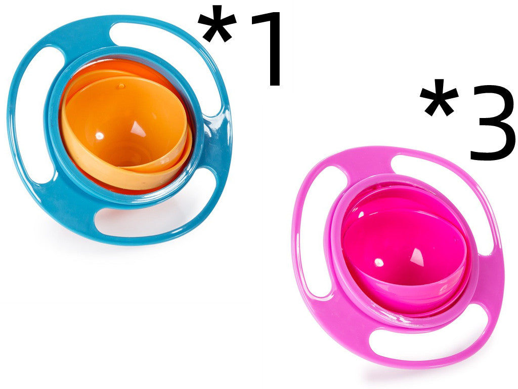 360° Rotating Spill-Proof Baby Bowl