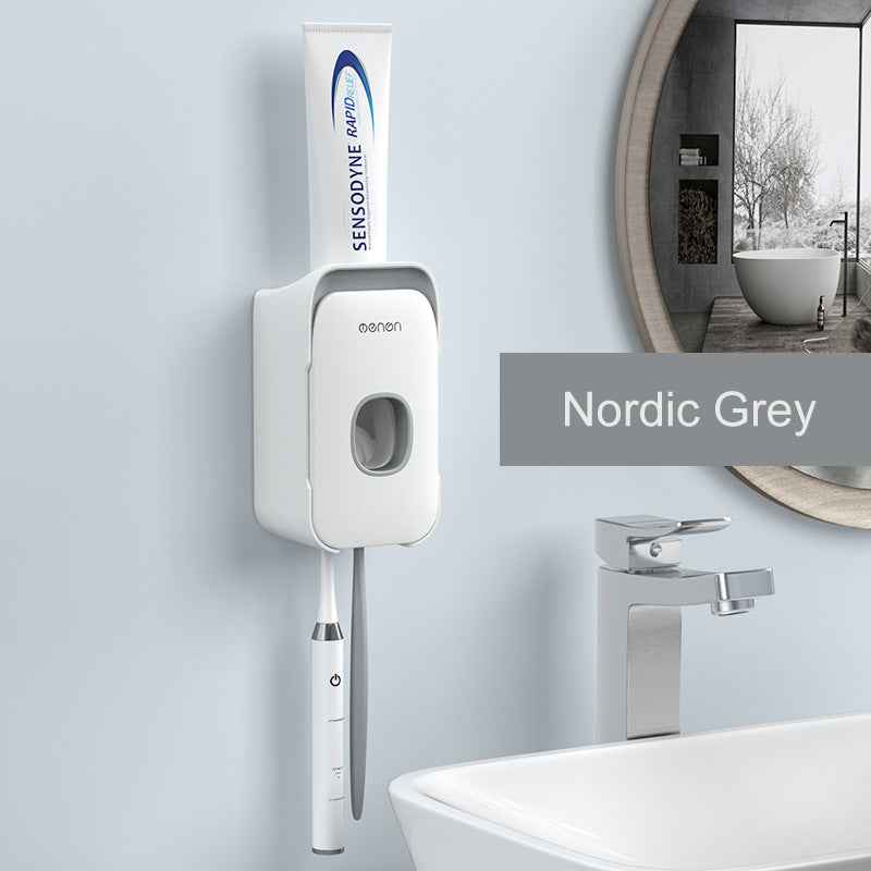 Automatic Toothpaste Dispenser – ABS Wall-Mounted Bathroom Accessory