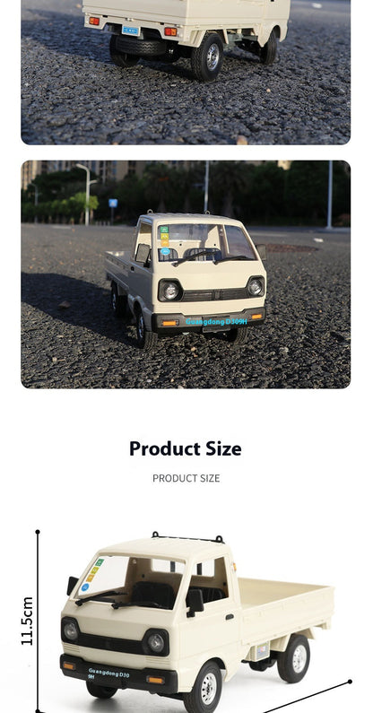 D12 Mini 1:16 Scale RC Car – Full Simulation Remote Control Model White