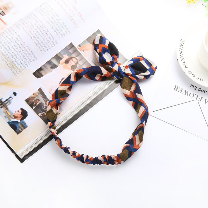 Bow & Bunny Ears Fabric Headband – 59 Styles
