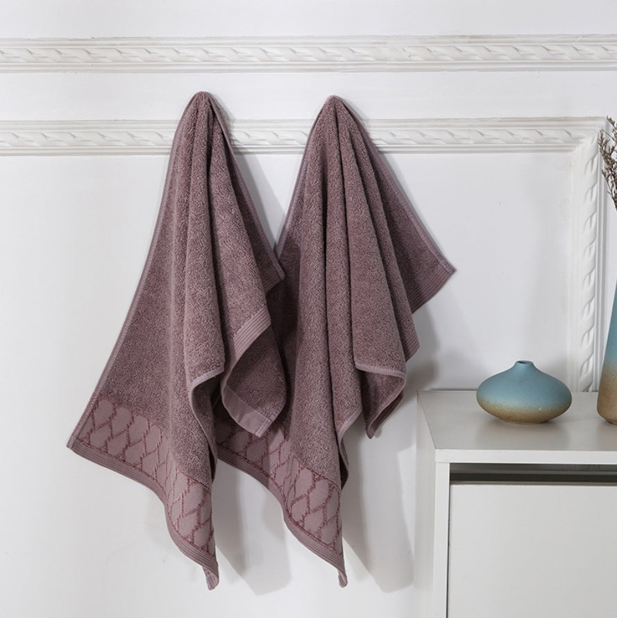 Long-Staple Cotton Face Towel 34x74cm | Soft & Absorbent