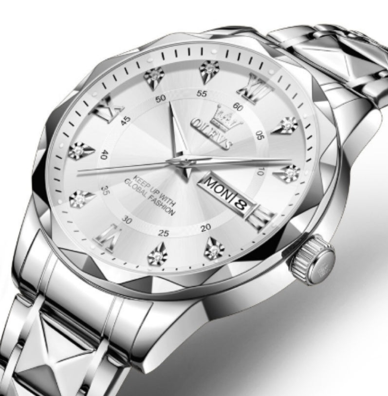 Men's Luminous Waterproof Quartz Watch | Business Style | Multiple Colourways