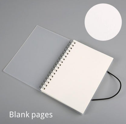 Clear Cover Spiral Notebook | 100gsm Cream Paper | A5 & A6 | 6 Styles