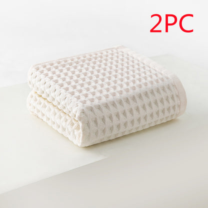 Pure Cotton Jacquard Face Towel | Low-Lint 34x72cm | 7 Colours