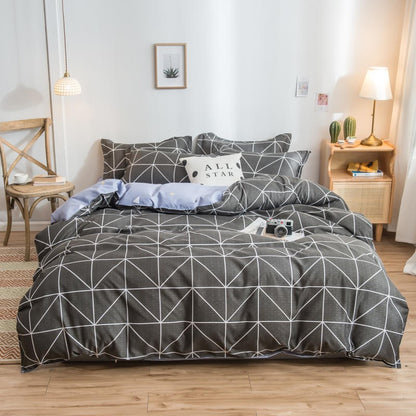 Printed Cotton Duvet Cover | Single, Double & King Sizes