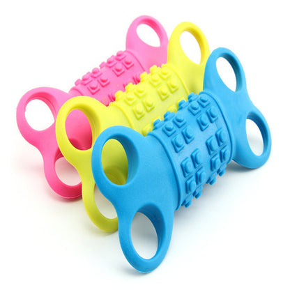 Silicone Bone Chew Toy for Dogs - Bite-Resistant Pet Toy