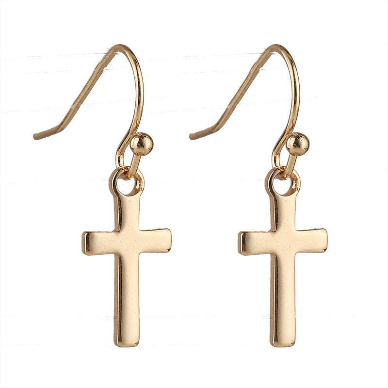 Geometric Charm Stud Earrings | Copper Motif Earrings in 9 Designs
