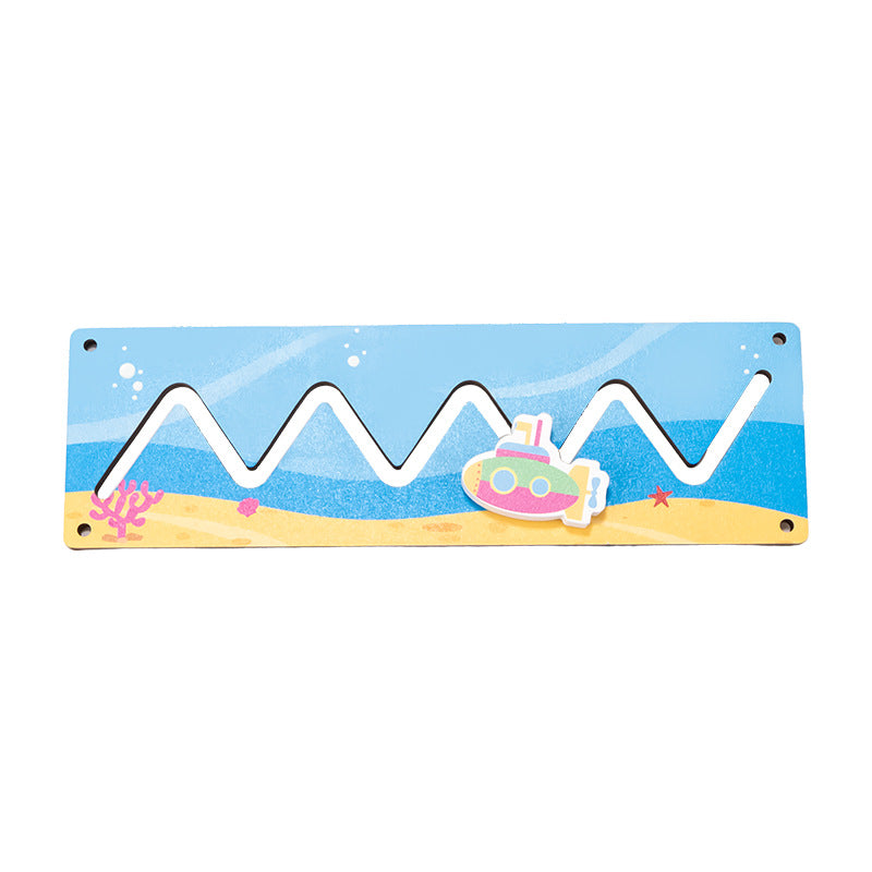 Montessori Wooden Busy Board Toy – Educational Activity Board, Ages 4–6