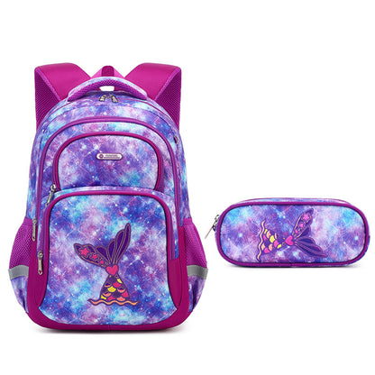 Kids' Animal School Backpack Set – Lightweight & Spine-Protection