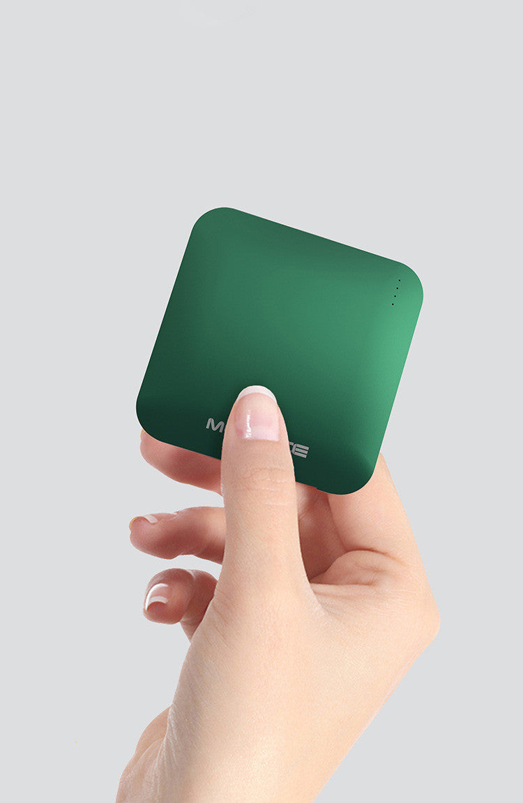 Ultra-Slim Square Alloy Power Bank – 8000mAh & 16000mAh Red, Black & Green