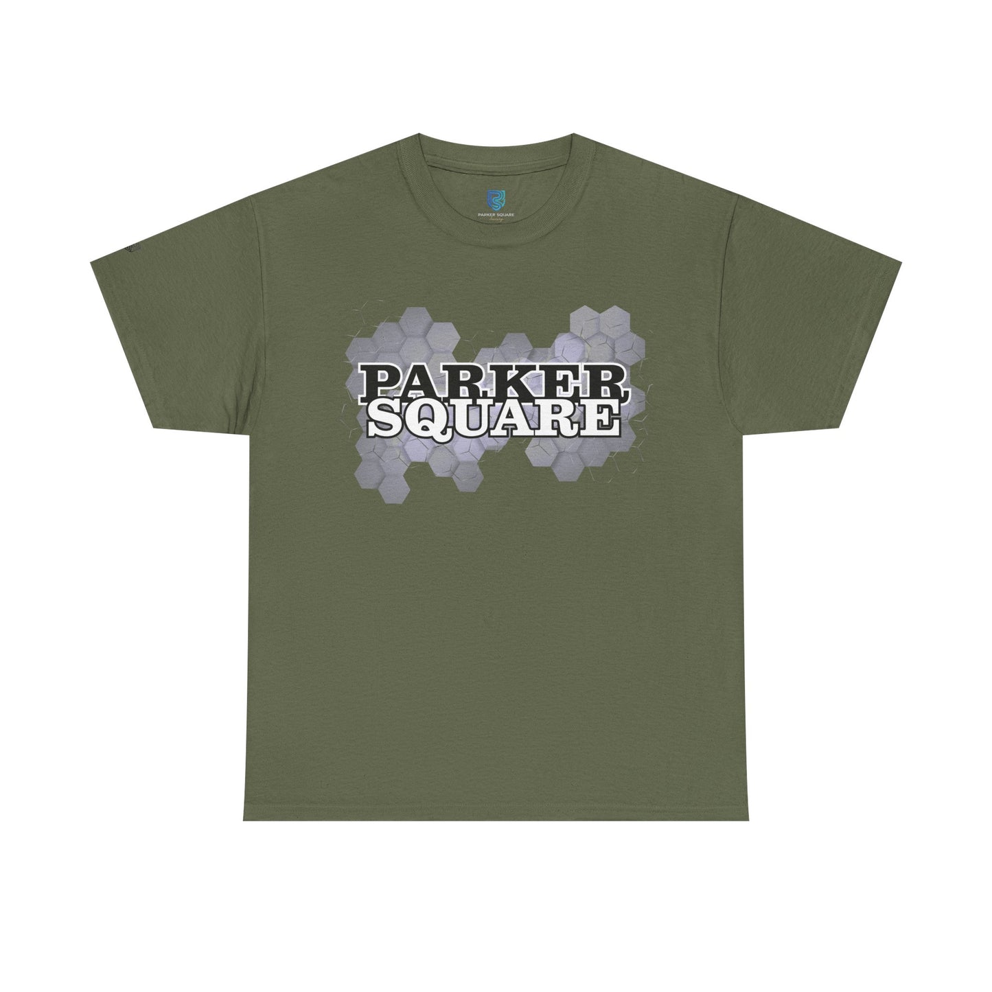 Parker Square T‑Shirt — Retro Campus Logo Tee