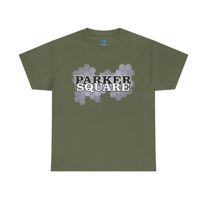 Parker Square T‑Shirt — Retro Campus Logo Tee