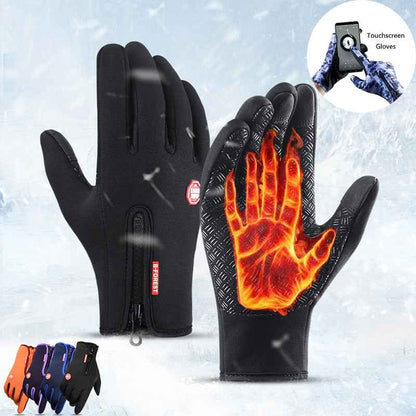 Winter Touchscreen Gloves – Waterproof Fleece Sports & Riding Gloves