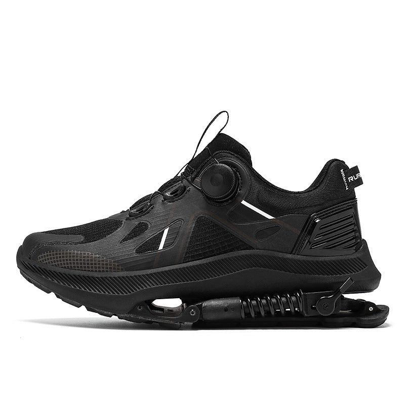 Black Mesh Mid-Top Running Trainers | EU 35–45 | Unisex