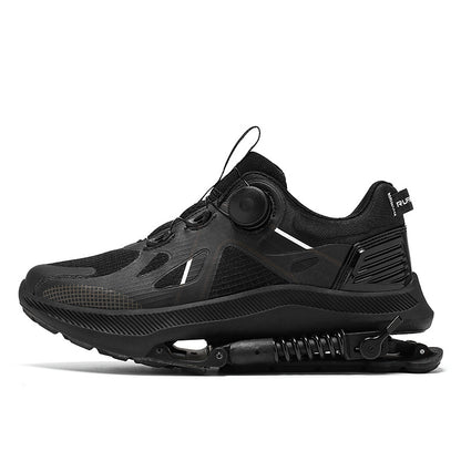 Black Mesh Mid-Top Running Trainers | EU 35–45 | Unisex