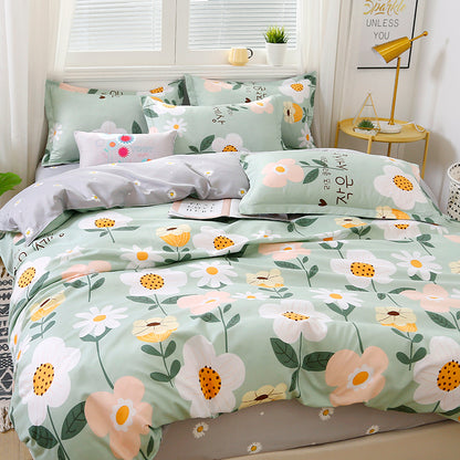 Cotton Blend Bedding Set 4 Piece 2.2m Super King | 6 Designs