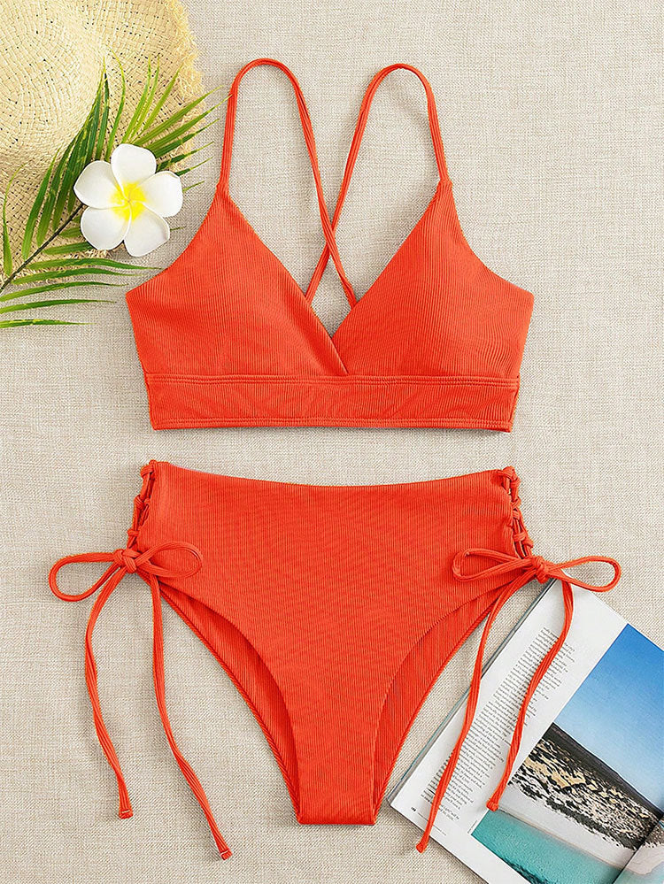 Women's Split Bikini Set – Two-Piece Swimsuit | 13 Colours
