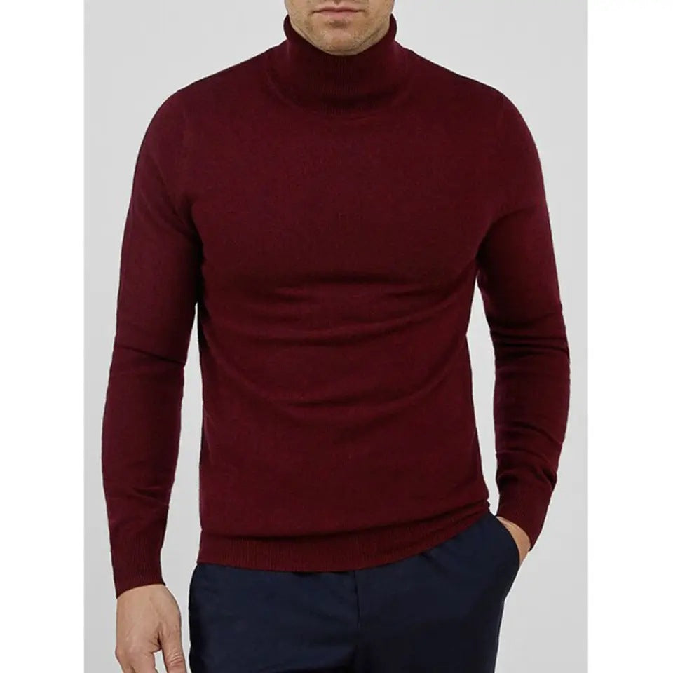 Men's Slim Fit Pullover Knit Sweater | Casual Everyday Style