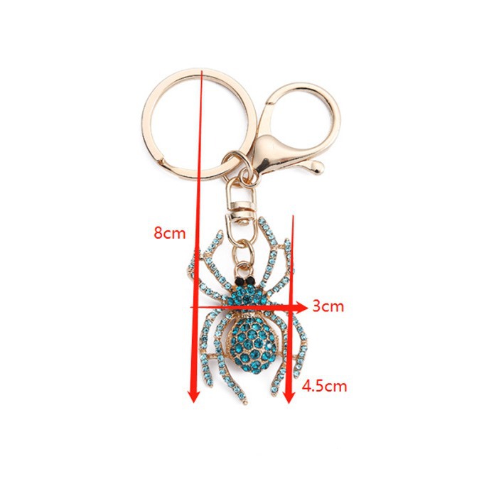 Zinc Alloy Miniature Backpack Keychain | Pink, Blue & Orange