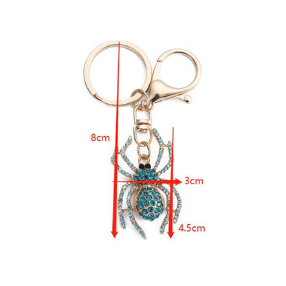Zinc Alloy Miniature Backpack Keychain | Pink, Blue & Orange