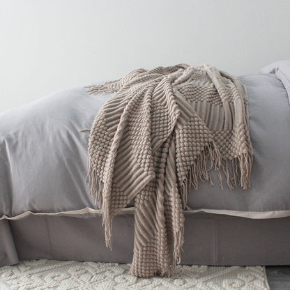Soft Fleece Throw Blanket | 127x170cm Sofa & Bed Blanket