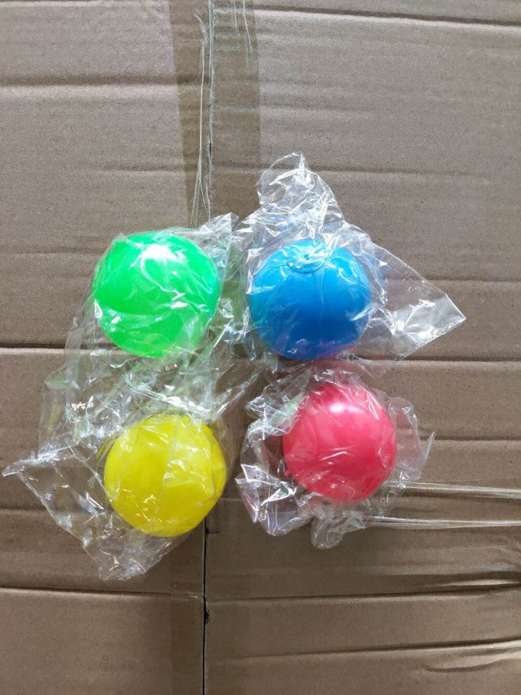 Sticky Wall Ball Stress Relief Toy - Glow Squish Ball for Kids and Adults