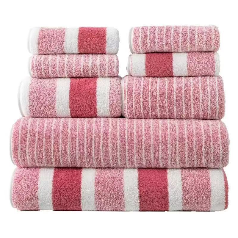 Coral Fleece 8-Piece Towel Set | Bath, Hand & Face Towels | 5 Colours