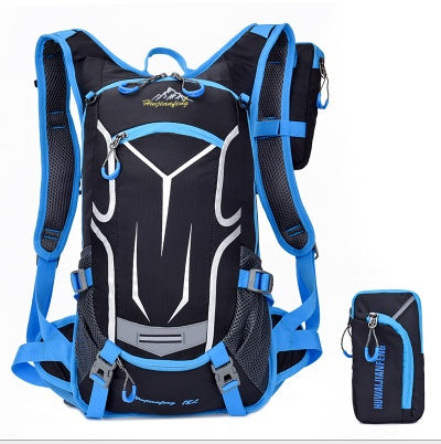 Waterproof Hiking Backpack with Rain Cover – Lightweight Multi-Pocket Rucksack Yellow, Blue, Red, Orange & Green