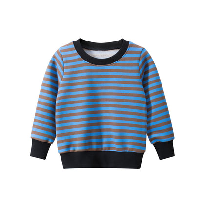 Children's Cotton Blend Pullover Sweatshirt | Boys & Girls Casual Top