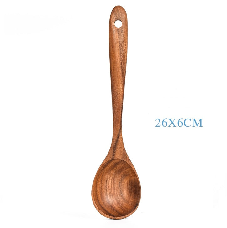 Natural Wood Kitchen Utensil Set | 2, 4, 7 & 8-Piece Sets