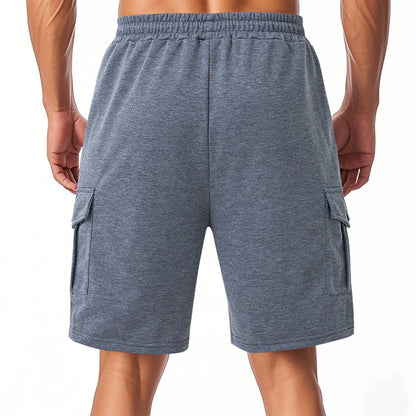 Men's Loose-Fit Terry Cargo Shorts