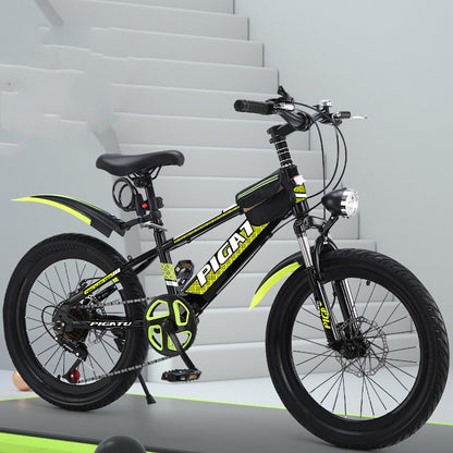 Children's Mountain Bike – Double Disc Brake Shock Absorbing 18", 20" & 22" Ages 8+
