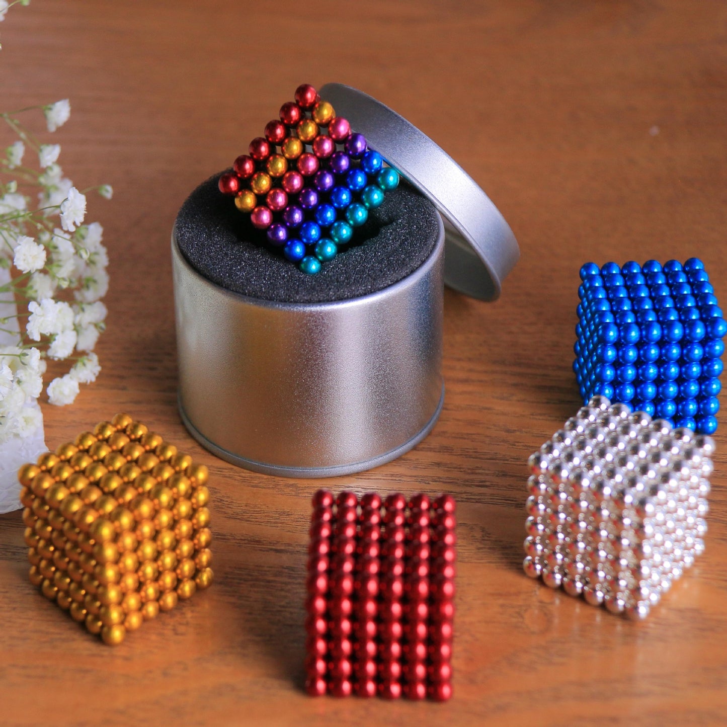 5mm Neodymium Magnetic Balls 216-Piece Fidget Set - JParker Collections