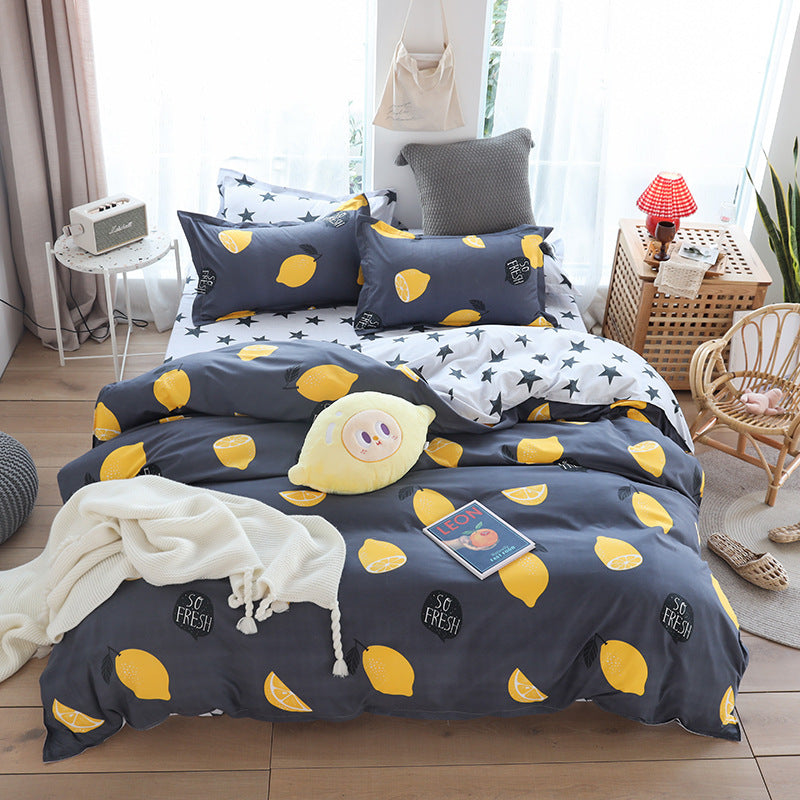 Reactive Print Bedding Set | 3 & 4 Piece | 4 Colours