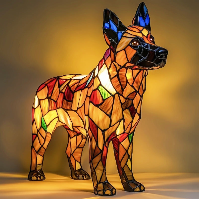 Animal Resin Night Light | Dog, Cat & Owl Designs