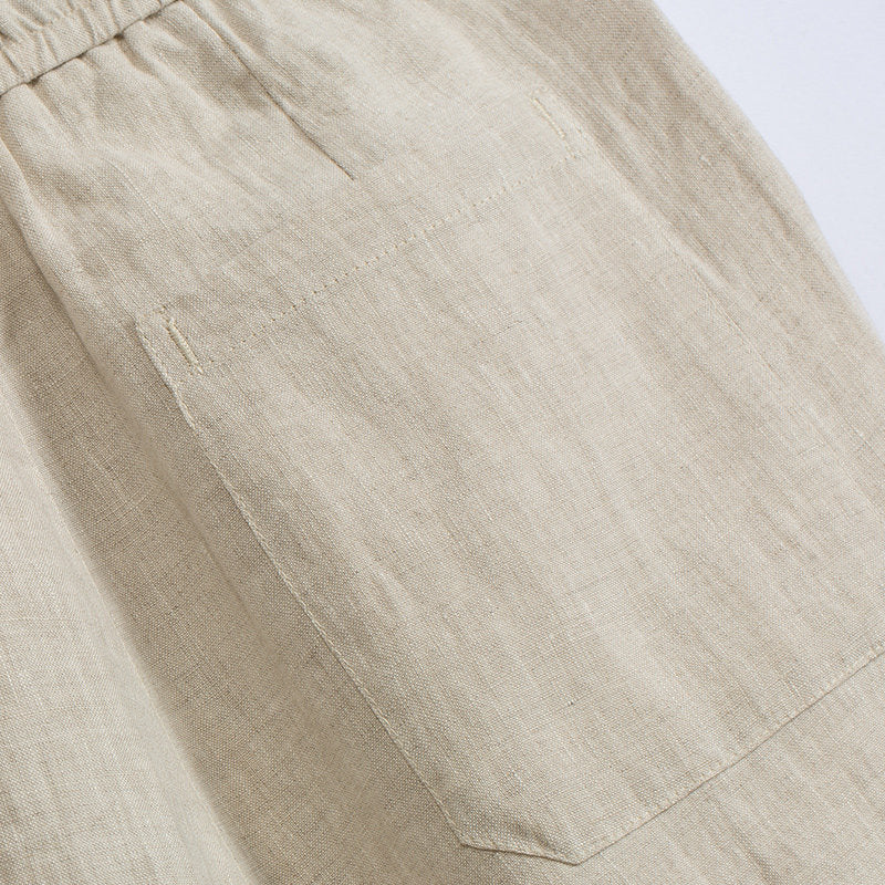 Men's 100% Linen Casual Shorts | Loose Fit S-4XL