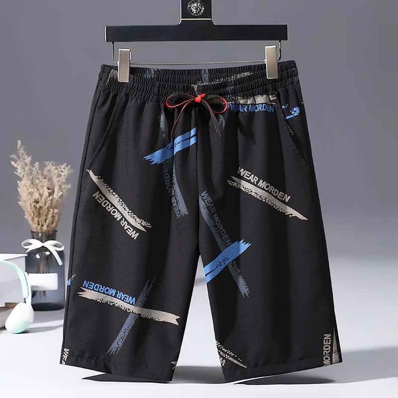 Men's Printed Sports Shorts | Polyester Casual M-5XL