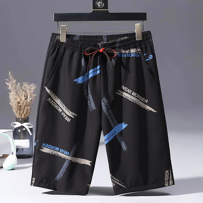 Men's Printed Sports Shorts | Polyester Casual M-5XL
