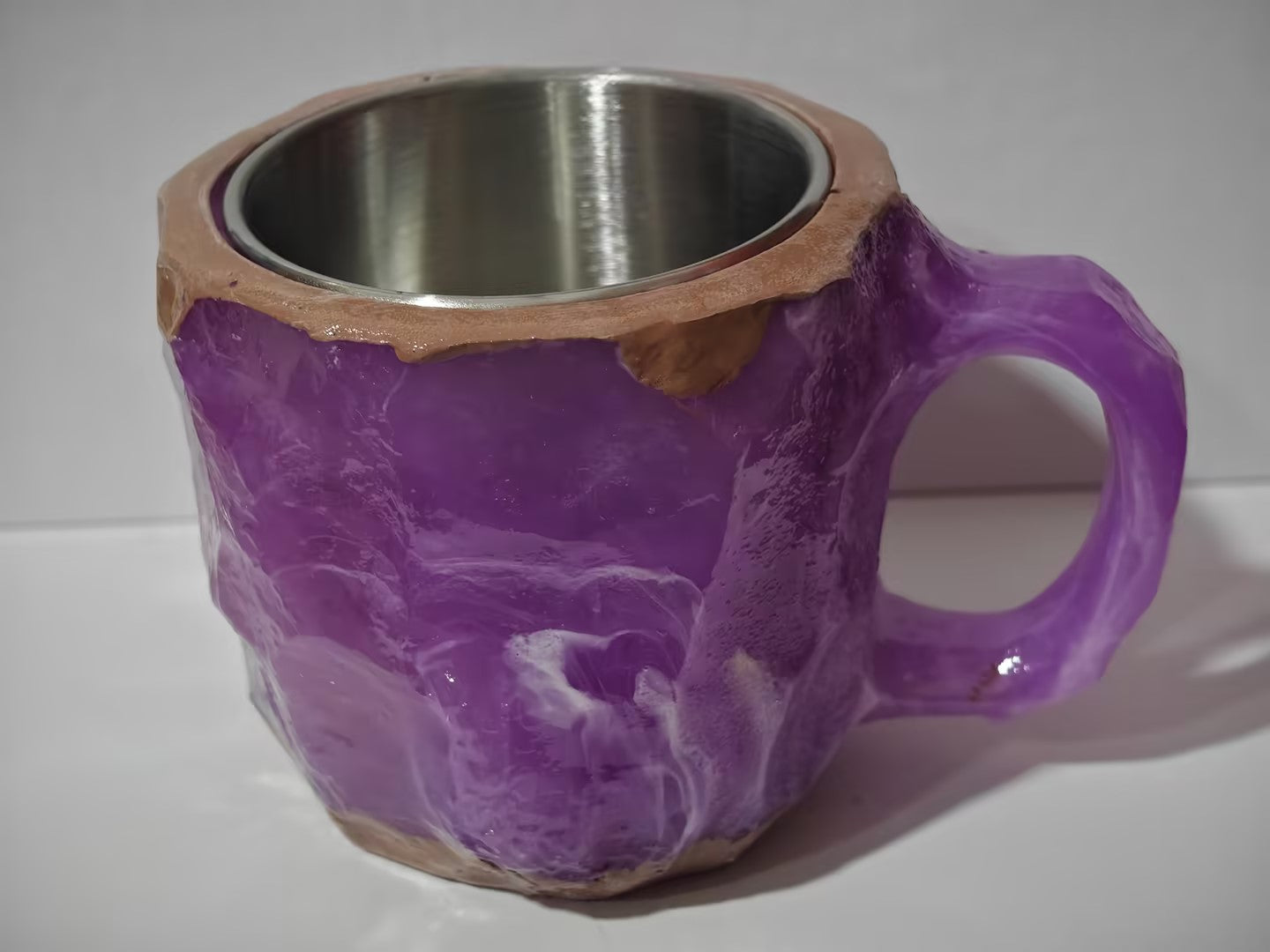 400ml Mineral Crystal-Effect Resin Coffee Mug