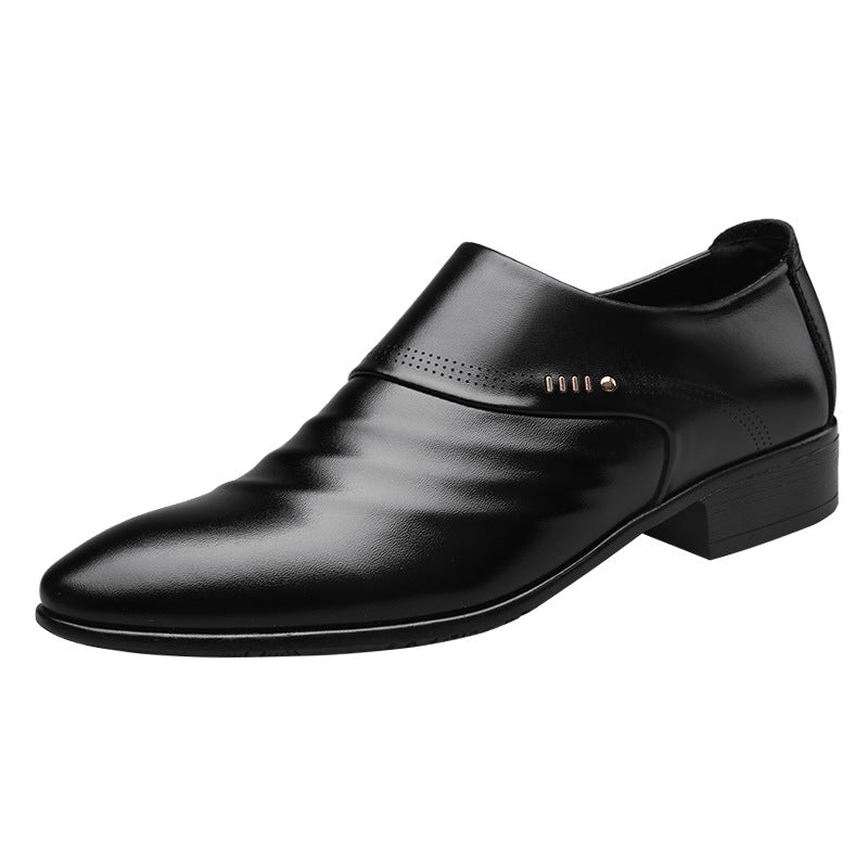 Men's Pointed Toe Casual Shoes | Glossy & Mesh | EU 38-48