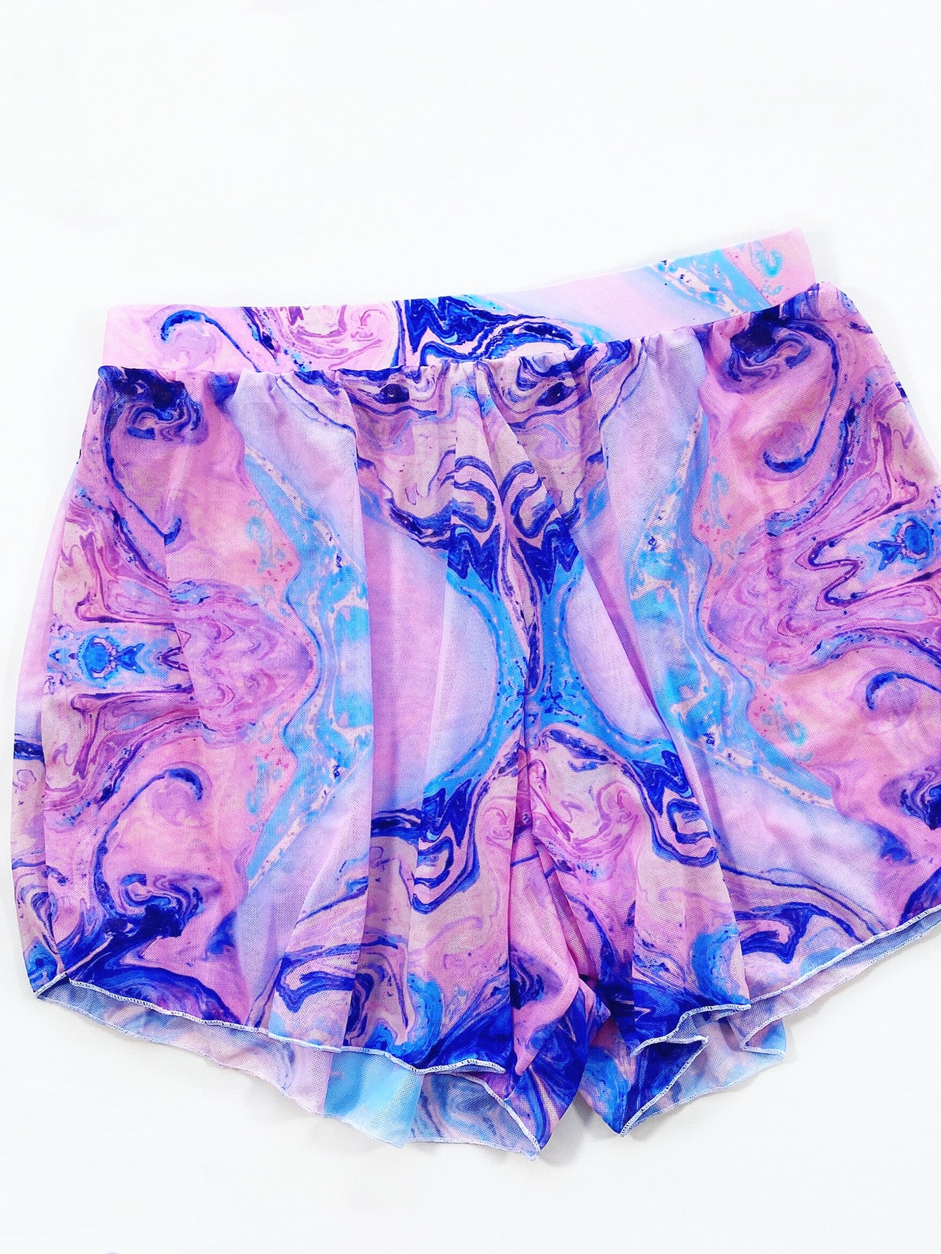 Women's Three-Piece Triangle Bikini Set – Bra, Shorts & Bottoms